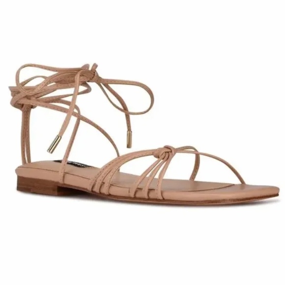 Nine West Minus 3 Lace up ankle sandals - Picture 1 of 8